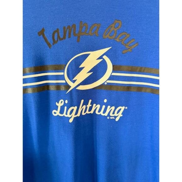 Tampa Bay Lightning Women’s Graphic Tee – Royal Blue – Size L (12/14) - Picture 3 of 7